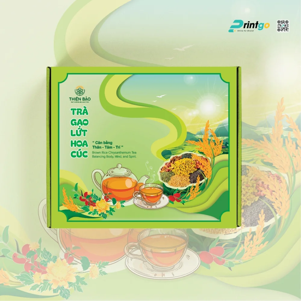 Trà Gạo Lứt Hoa Cúc – Bức tranh tĩnh tại, cân bằng