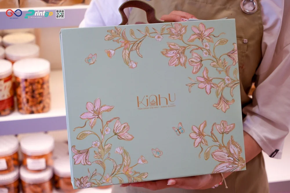 Hộp bánh trung thu của Kim Như Bakery được nhiều thương hiệu lựa chọn làm quà tặng