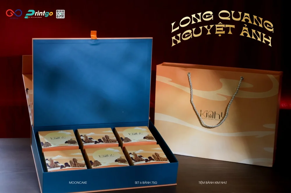 Hộp bánh trung thu Long Quang Nguyệt Ảnh của Kim Như Bakery