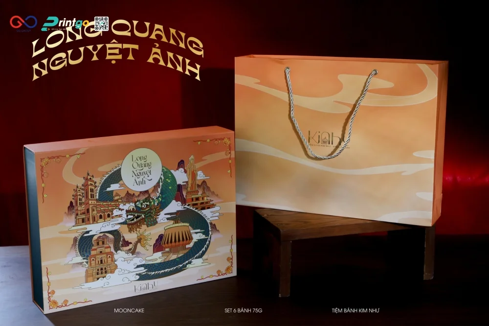 Hộp bánh trung thu Long Quang Nguyệt Ảnh của Kim Như Bakery