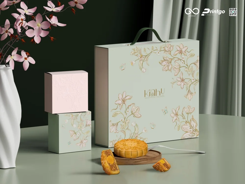 Hộp đựng bánh trung thu Nguyệt Hoa Viên: Lãng mạn khúc tự tình đêm thu