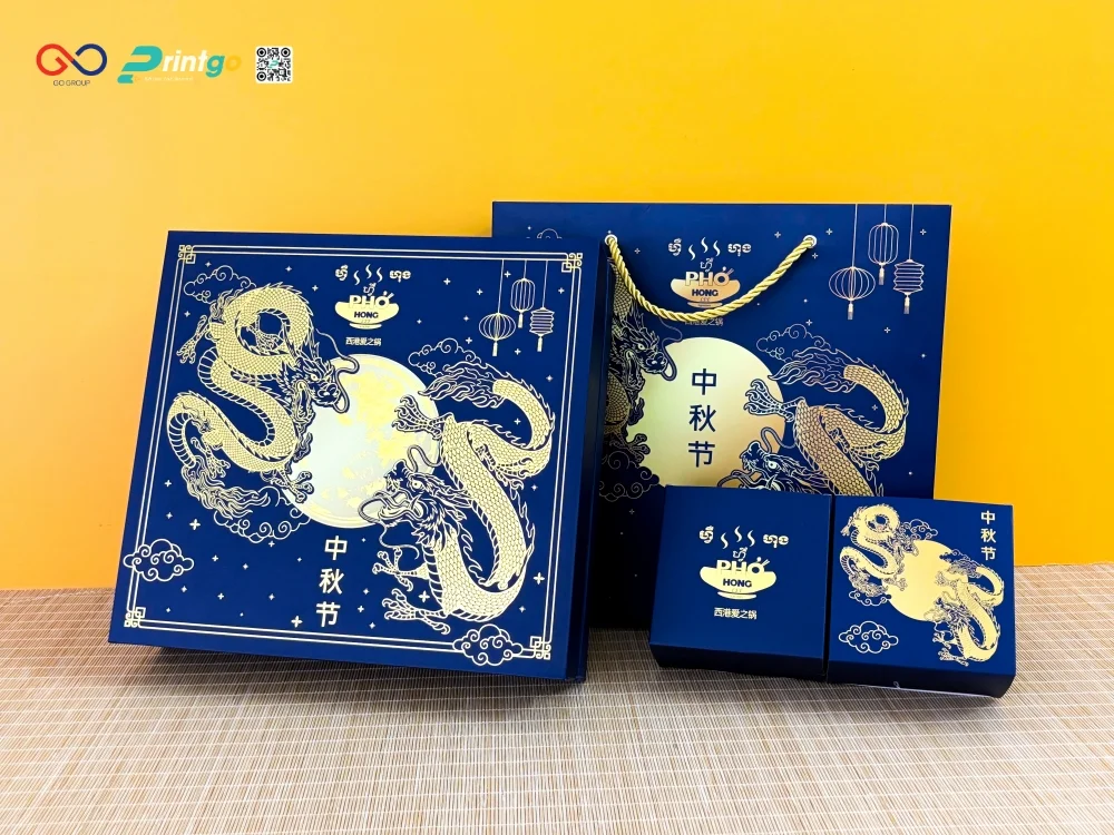 Song Long Thưởng Nguyệt - Tuyệt tác hộp bánh trung thu 4 bánh