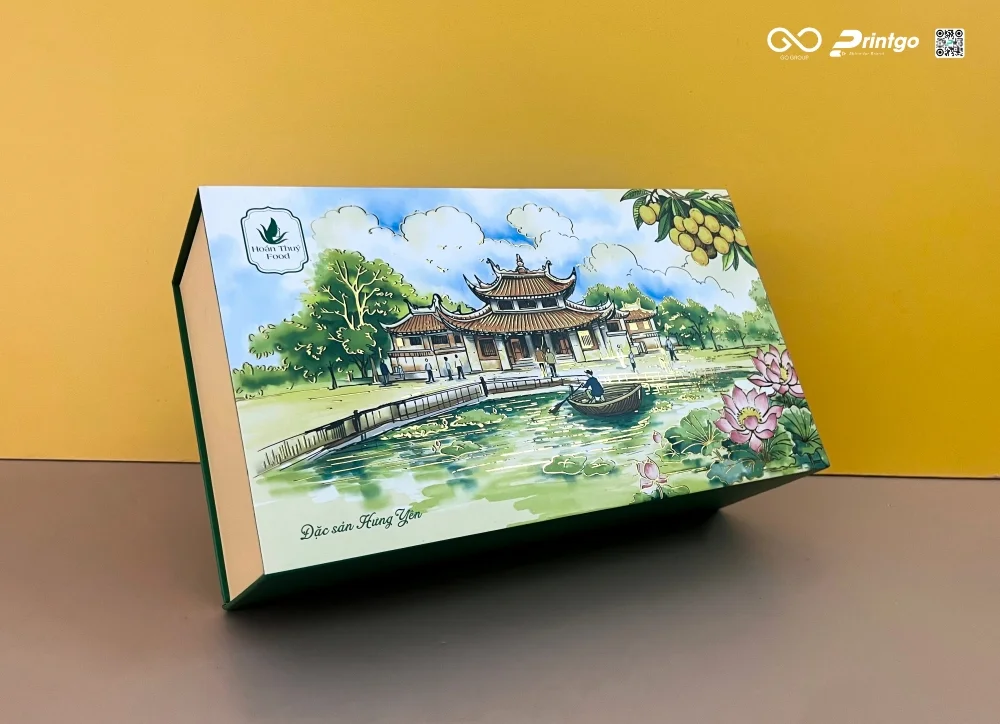 Hộp đựng đặc sản Hưng Yên với Sự kết hợp hoàn hảo giữa giấy Carton lạnh và Couche cao cấp