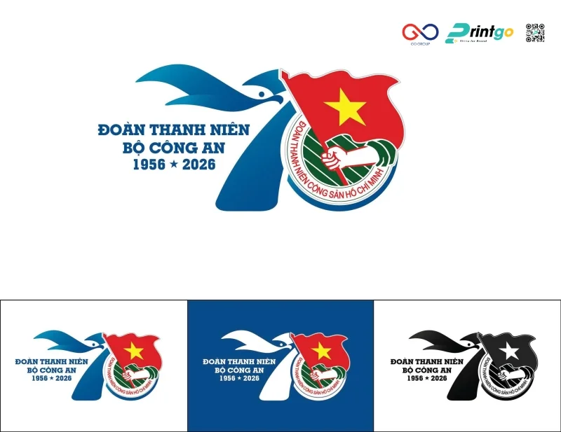 Tổng hợp một số mẫu thiết kế sử dụng logo đoàn thanh niên