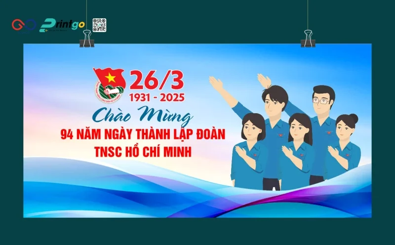  Ứng dụng logo Đoàn Thanh Niên: Thiết kế backdrop và sân khấu chính