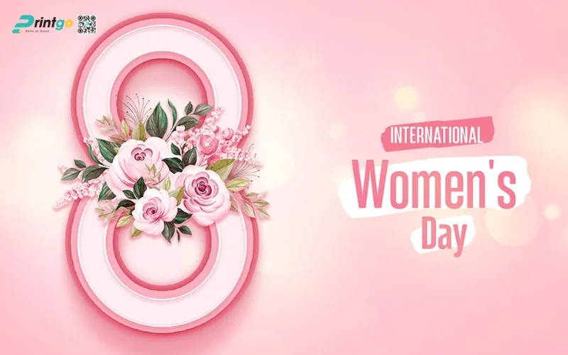 Mẫu banner chúc mừng 8/3 cho doanh nghiệp