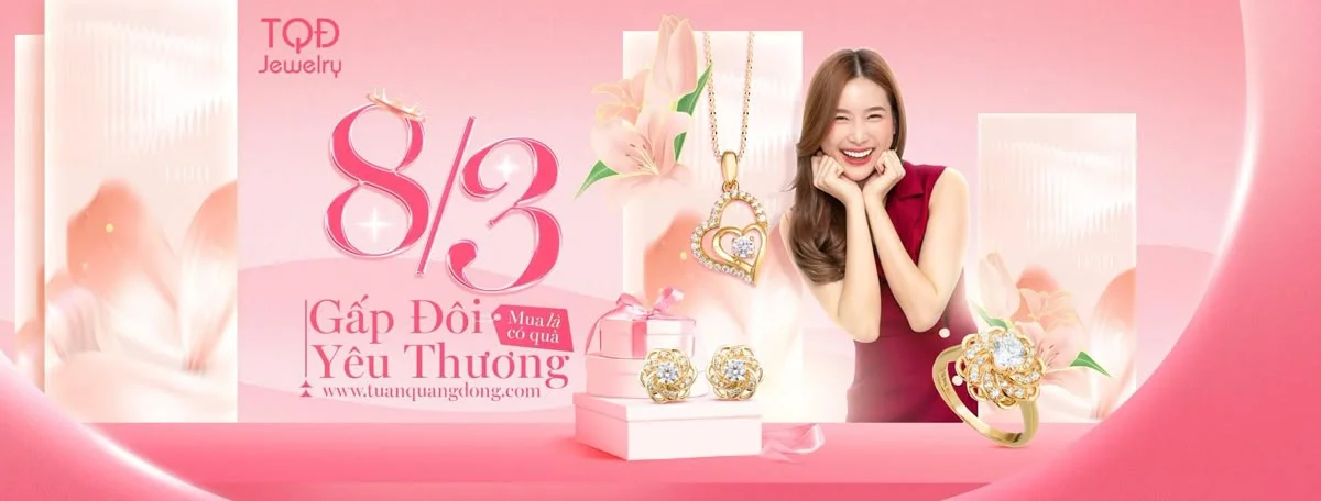 Banner chúc mừng 8/3 cho Fanpage và website