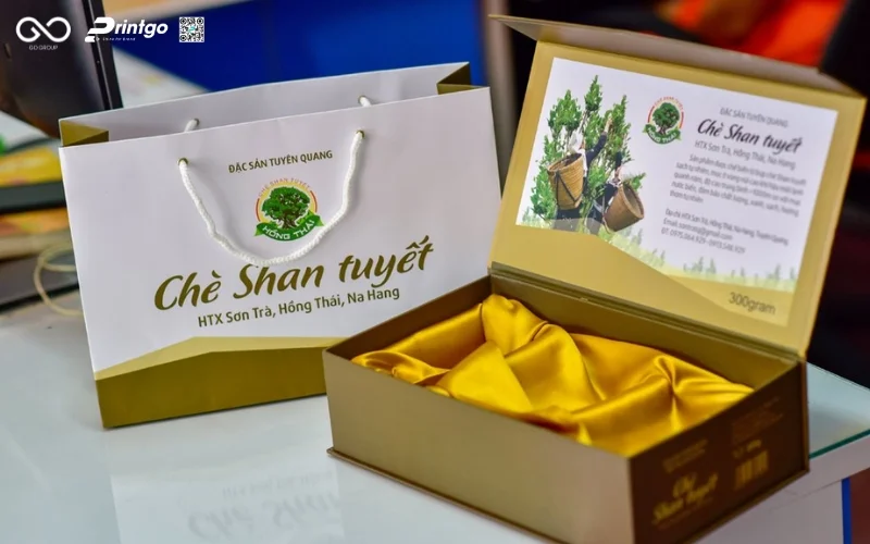 Bao bì chè shan tuyết Hồng Thái hiện nay đang được sử dụng