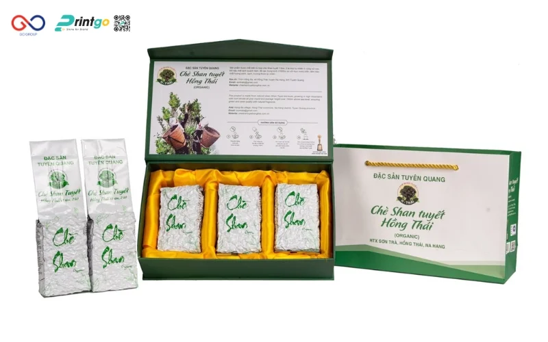 Bao bì chè shan tuyết Hồng Thái loại I