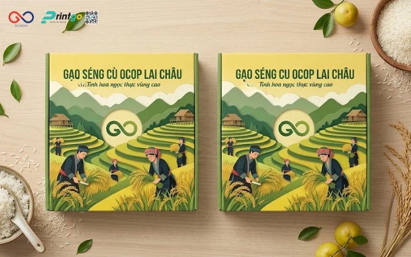 Giải pháp cải tiến bao bì gạo Séng Cù Lai Châu để xuất khẩu