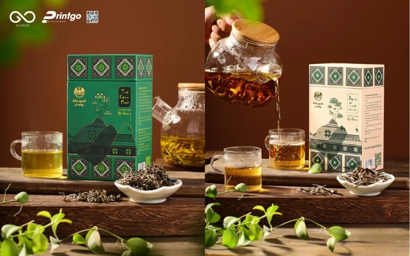 Gợi ý một số mẫu hộp chè xanh OCOP độc quyền tại Printgo