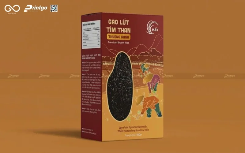 Một số dự án thiết kế và in bao bì đựng gạo mà Printgo đã thực hiện