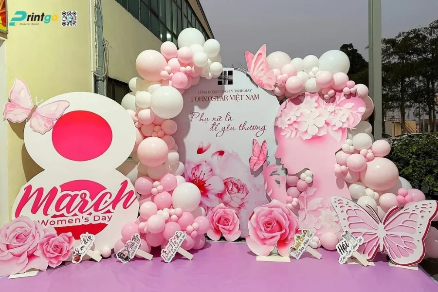 Những lỗi thường gặp khi thiết kế backdrop 8/3 nên tránh