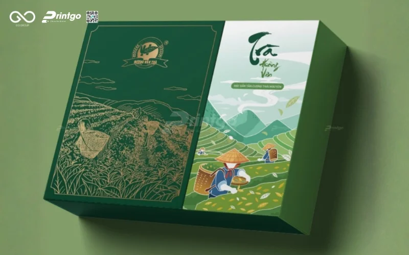 Gợi ý một số mẫu hộp chè xanh OCOP độc quyền tại Printgo