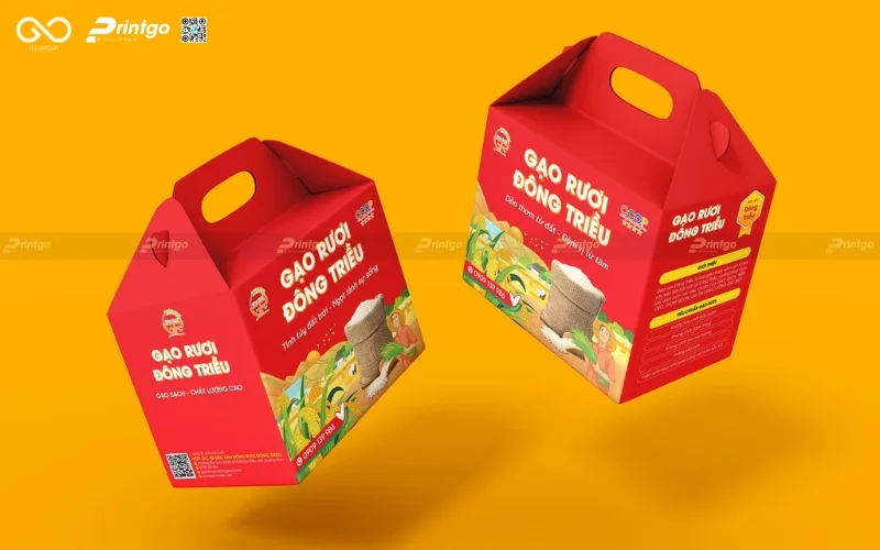 Một số dự án thiết kế và in bao bì đựng gạo mà Printgo đã thực hiện