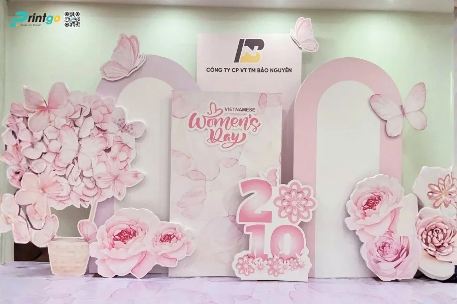 Vì sao doanh nghiệp nên đầu tư backdrop sự kiện 8/3 chuyên nghiệp?