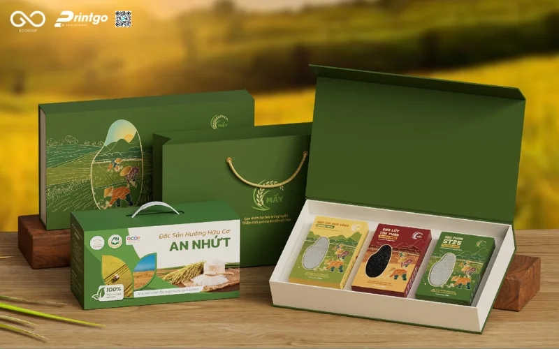 Một số dự án thiết kế và in bao bì đựng gạo mà Printgo đã thực hiện