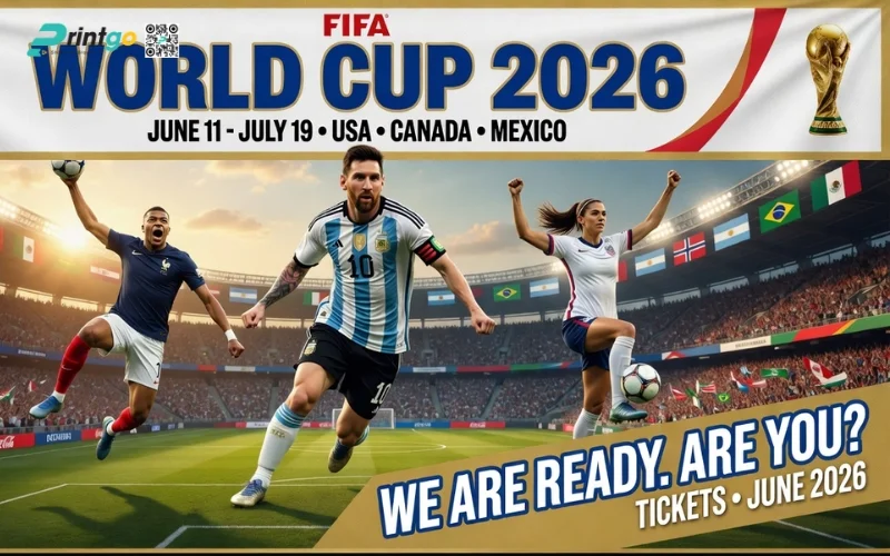 Trọn bộ mẫu băng rôn World Cup 2026 file in ấn