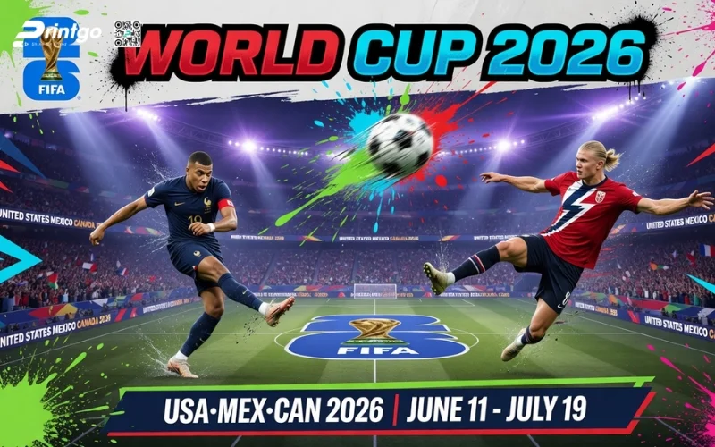 Trọn bộ mẫu băng rôn World Cup 2026 file in ấn