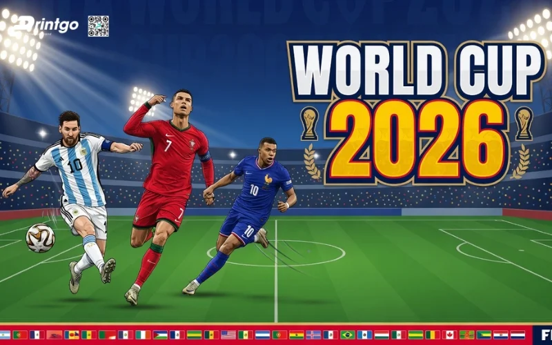 Trọn bộ mẫu băng rôn World Cup 2026 file in ấn