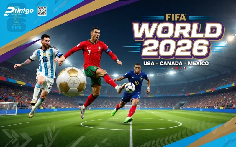 Trọn bộ mẫu băng rôn World Cup 2026 file in ấn