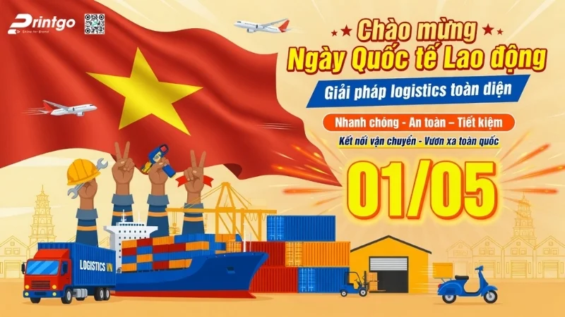 Banner 1/5 quốc tế lao động cho ngành logistics