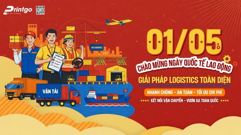 Banner 1/5 quốc tế lao động cho ngành logistics