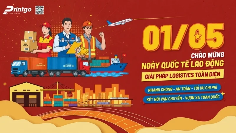 Banner 1/5 quốc tế lao động cho ngành logistics