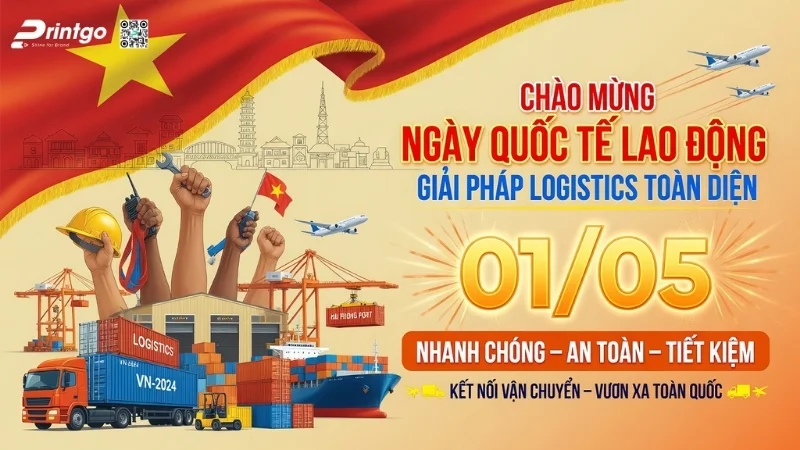 Banner 1/5 quốc tế lao động cho ngành logistics