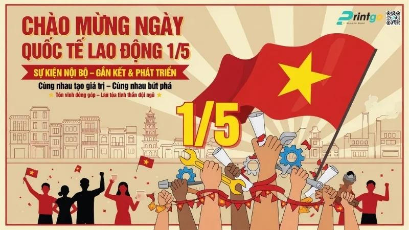 Banner 1/5 cho sự kiện, chương trình nội bộ