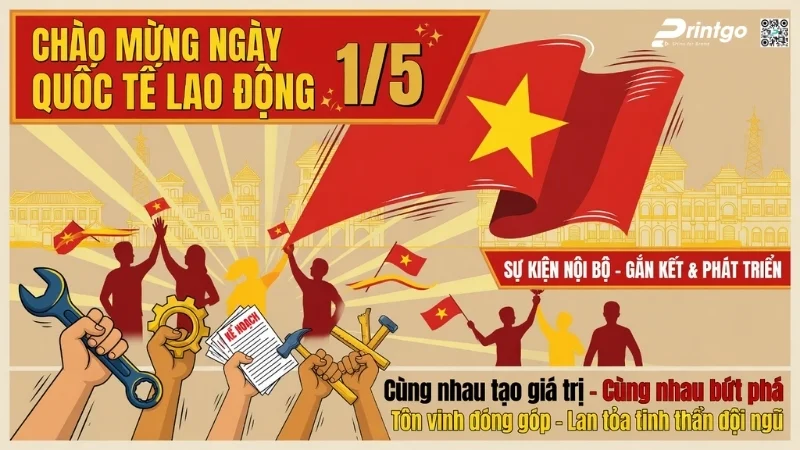 Banner 1/5 cho sự kiện, chương trình nội bộ