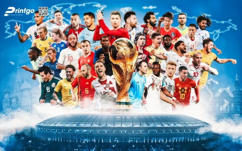 Bộ sưu tập banner World Cup 2026 hình ảnh cầu thủ