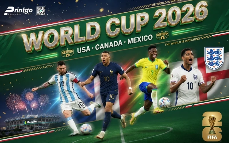 Bộ sưu tập banner World Cup 2026 hình ảnh cầu thủ