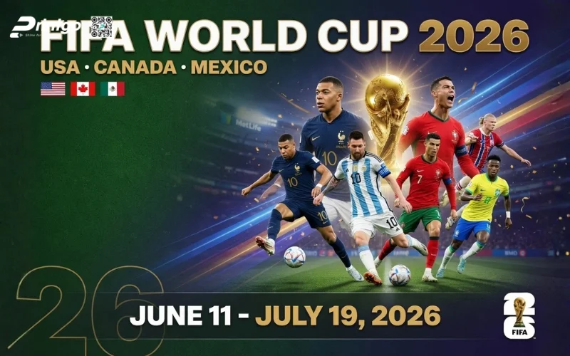 Bộ sưu tập banner World Cup 2026 hình ảnh cầu thủ