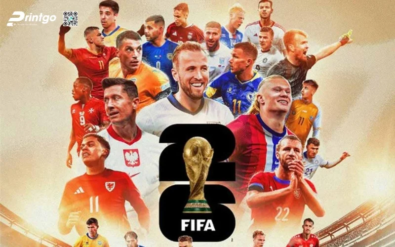 Bộ sưu tập banner World Cup 2026 hình ảnh cầu thủ