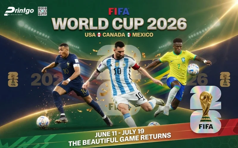 Bộ sưu tập banner World Cup 2026 hình ảnh cầu thủ
