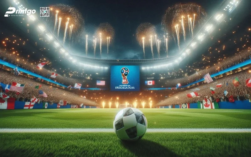 Bộ sưu tập banner World Cup 2026 hình ảnh sân bóng