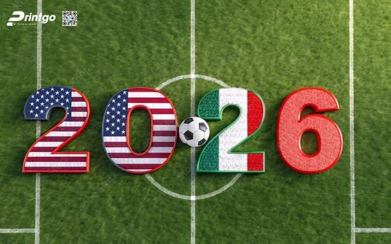 Bộ sưu tập banner World Cup 2026 hình ảnh sân bóng