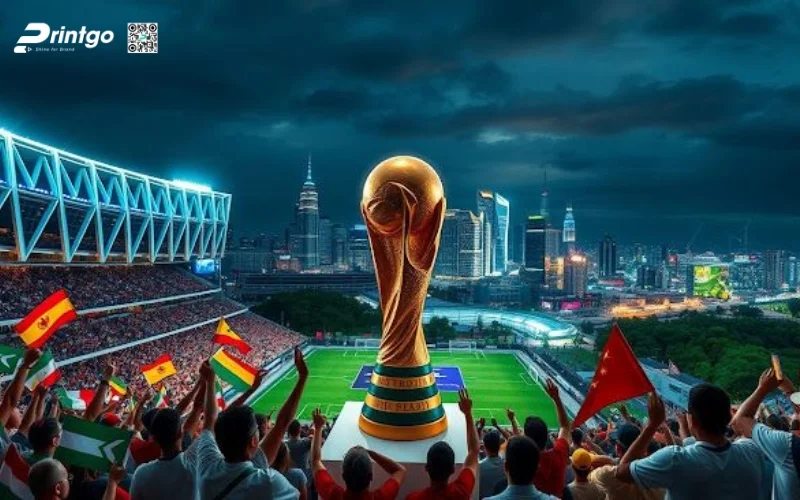 Bộ sưu tập banner World Cup 2026 hình ảnh sân bóng