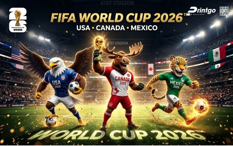 Bộ sưu tập banner World Cup 2026 biểu tượng linh vật