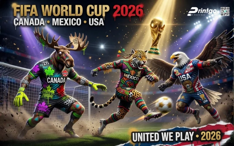Bộ sưu tập banner World Cup 2026 biểu tượng linh vật