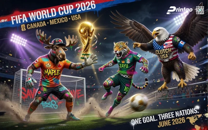 Bộ sưu tập banner World Cup 2026 biểu tượng linh vật