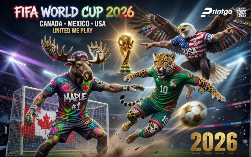 Bộ sưu tập banner World Cup 2026 biểu tượng linh vật