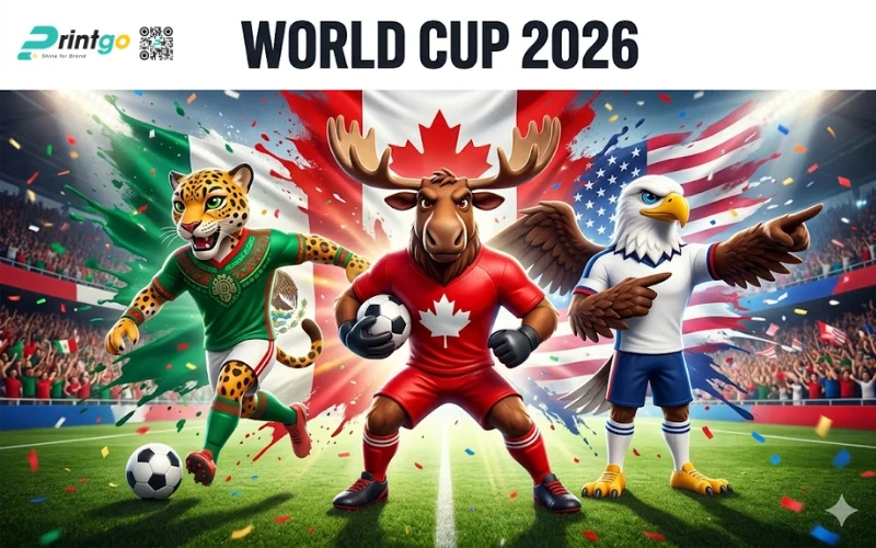 Bộ sưu tập banner World Cup 2026 biểu tượng linh vật