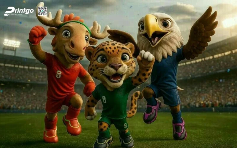 Bộ sưu tập banner World Cup 2026 biểu tượng linh vật