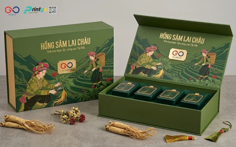 Đề xuất giải pháp thiết kế bao bì hồng sâm Lai Châu OCOP thúc đẩy doanh số