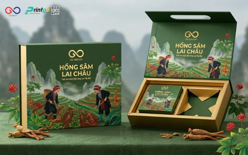 Đề xuất giải pháp thiết kế bao bì hồng sâm Lai Châu OCOP thúc đẩy doanh số