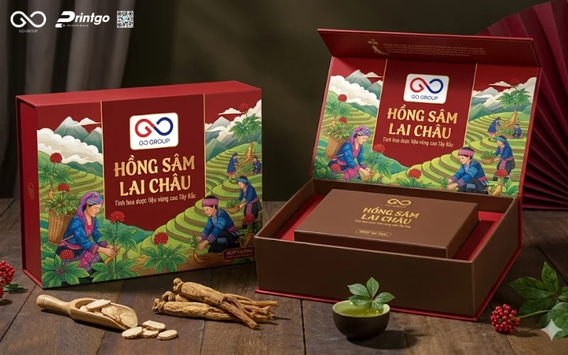 Đề xuất giải pháp thiết kế bao bì hồng sâm Lai Châu OCOP thúc đẩy doanh số