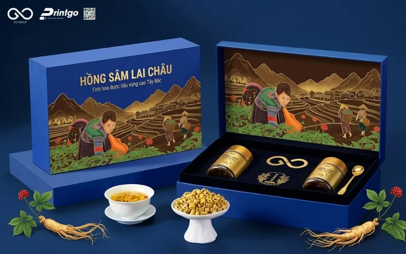 Đề xuất giải pháp thiết kế bao bì hồng sâm Lai Châu OCOP thúc đẩy doanh số