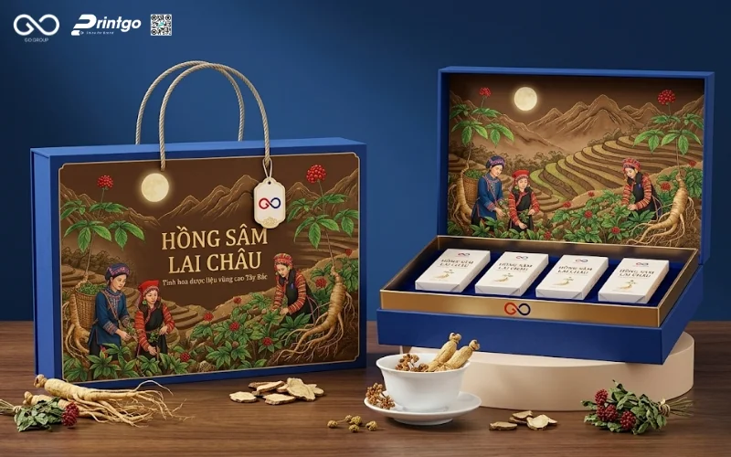Đề xuất giải pháp thiết kế bao bì hồng sâm Lai Châu OCOP thúc đẩy doanh số